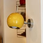 Tedelight Wandlamp, 1970 In Geel Gelakt Metaal thumbnail 7