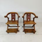 Zeldzame Aziatische Troonstoelen thumbnail 3
