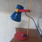 Vintage Vrieland Memphis Stijl Bureaulamp Jaren 80 thumbnail 2