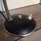 Jaren '30 Metalen Industrieel Bauhaus Bureaulamp thumbnail 4