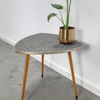 Vintage Salontafel Met Zwart WIT Bovenblad thumbnail 7