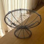 Vintage French Wire Pedestal Bowl thumbnail 5