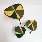 Set Van 3 Gerestaureerde Plantentafels Uit Frankrijk, 1960's thumbnail 3