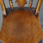 Set Van 2 Antieke Eetkamerstoelen Uit Midden 19e Eeuw thumbnail 6