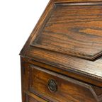 Antieke Secretaire Met Gedraaide Poten Jaren 50 Design thumbnail 6