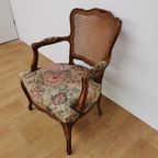 Brocante Vintage Franse Louis Xv Stoeltje, Fauteuil 904 thumbnail 11