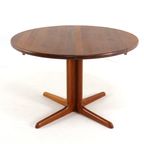 Ronde 2x Verlengbare Massief Teak Deens Eettafel Tafel Vintage thumbnail 3