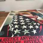 Shepard Fairey (Obey), Americat Riot, Signed And Dated By Artist thumbnail 4