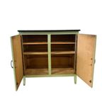 Vintage Muntgroen Formica Kastje / Commode thumbnail 3