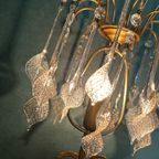 2 Beschikbaar Vintage Murano Teardrop Tafellampen Giraffe Met Palmboom! thumbnail 6