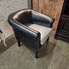 Chesterfield Club Chair - Zwart/zilver thumbnail 2