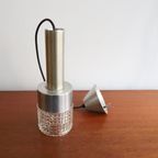 Vintage Hanglamp Chroom/Glas, Jaren '60 thumbnail 2