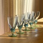 Set Of 5 Vintage Bormioli Rocco Bahia Glasses thumbnail 7