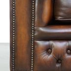 Prachtige Engelse Bruine Rundleren Chesterfield Clubfauteuil Met Uitmuntende Kleuren thumbnail 10