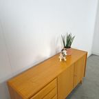 Fineer Dressoir Met Lades En Houten Handgrepen, Tv Meubel thumbnail 7