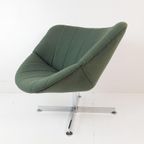2 Rudolf Wolf Swivel Chair Modello Groen Ploegwool Fauteuils thumbnail 8