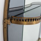 Italian Mid-Century Modern Full Length Mirror / Spiegel / Wandspiegel From Crystal Art, 1960S thumbnail 5
