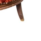 Vintage Barok Zetel / Canapee In Rood Fluweel – Antieke Sofa thumbnail 8