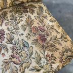 Vintage Gebloemde Cocktailstoel / Fauteuil / Eenzit thumbnail 8