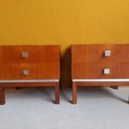 Set Vintage Design Nachtkastjes, Meurop, Pierre Guariche thumbnail 11