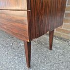 Pallisander Fineer Mid Century Vintage Highboard thumbnail 2