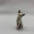 Zilveren Miniatuur Kat thumbnail 6