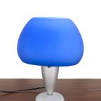 Blauw Glazen Tafellampje 65614 thumbnail 2