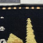 Wall Rug With Fish Decor 1960 100% Wool Old Store Stock thumbnail 6