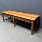 Grote Antieke Draperie Stoffen Tafel thumbnail 13