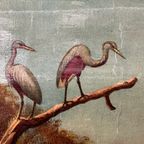 Vintage Linnen Schoolkaart – In Het Gebied Van De Bovennijl thumbnail 5