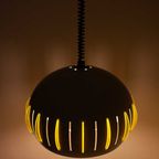 70S Ufo Hanglamp Grijs Met Neon Groene Acryl ‘Lichten’ - Reliving thumbnail 4