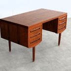 Vintage Bureau | Desk | Jaren 60 | J. Svenstrup | Deens thumbnail 7