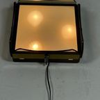 Vintage Italiaans Gerookt Glas Plafondlamp / Wandlamp thumbnail 4