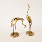 Caravell 70's Vintage Set Kraanvogels Messing Vogels thumbnail 2