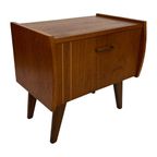 Vintage Nachtkastjes Set Van 2 Teak Fineer Jaren 60 thumbnail 12