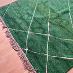 HKLIVING Handgeknoopt Wollen Vloerkleed Groen thumbnail 9