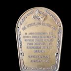 Plaquette - 'The George And Dragon Inn - Koper - 1950'S thumbnail 2