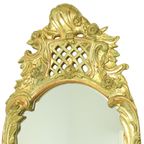 Grote Zweedse Spiegel Bladgoud Verguld Klassiek Rococo Stijl 119cm thumbnail 8