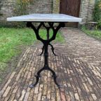 Tuintafel Bistrotafel Met Marmer Periode 1900 Lafa Aurilac Frans thumbnail 12