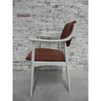 3 Vintage Stoelen Met Armleuningen En Ribfluwelen Bekleding thumbnail 10