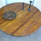 Prachtige Ronde Vintage Retro Eettafel 150 Cm thumbnail 11