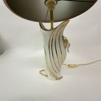 Hollywood Regency Bassano Ceramic Table Lamp Italy , 1970’S thumbnail 5