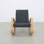 Schommelstoel/fauteuil "dondolo" Luigi Crassevig, 1970s thumbnail 12