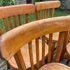 6 + 1 Baumann Bistrostoelen Keukenstoeln Café Stoelen Frans thumbnail 9