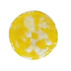 Vintage Glazen Vaas Murano Stijl Geel Wit Transparant thumbnail 6