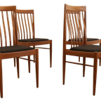 Set 4 Bramin Eetkamerstoelen Stoelen 'halgarde' Vintage thumbnail 9