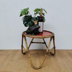 Vintage Rotan, Rattan, Bamboe Salontafeltje, Bijzettafeltje thumbnail 7