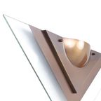 Design Wandlamp Koper Met Glas, Dijkstra 1980s thumbnail 8