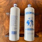 Twee Vintage Drank-kruiken Met Houten Houder thumbnail 7