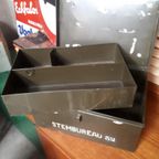 Industrieel Oud Stembureau Zaandam Blik Kist thumbnail 5